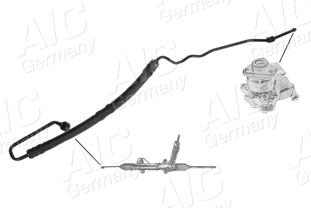  Шланг ГУР высокого давления Volkswagen Golf 5