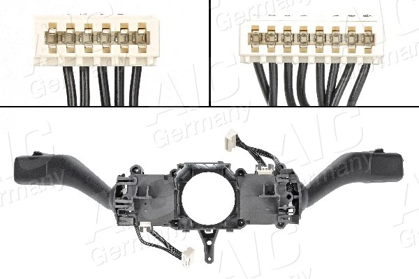 Comutador instalado na coluna da direção, montado Seat Altea 5P5, 5P8