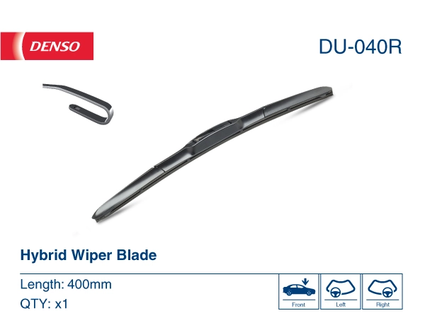 DU040R Denso Щетка стеклоочистителя лобового стекла, пассажирская