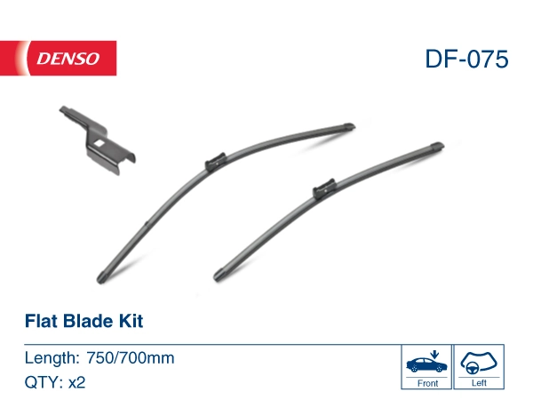 Щетка стеклоочистителя лобового стекла, водительская Denso DF075 цена, от 28.60 USD