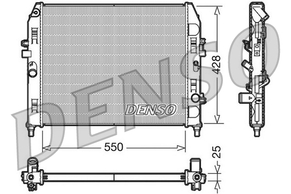 Радиатор охлаждения двигателя Polcar 4526081K цена, от 136.68 USD