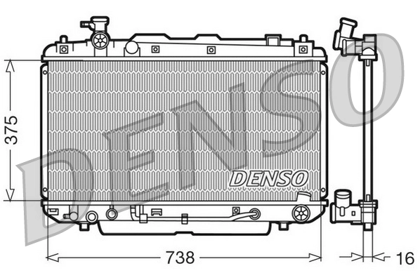 Купить 372307 Glyser Радиатор водяной