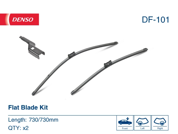 Щетка стеклоочистителя лобового стекла, водительская Denso DF101 цена, от 34.07 USD