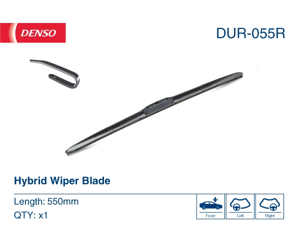 DUR055R Denso Щетка-дворник лобового стекла, водительская