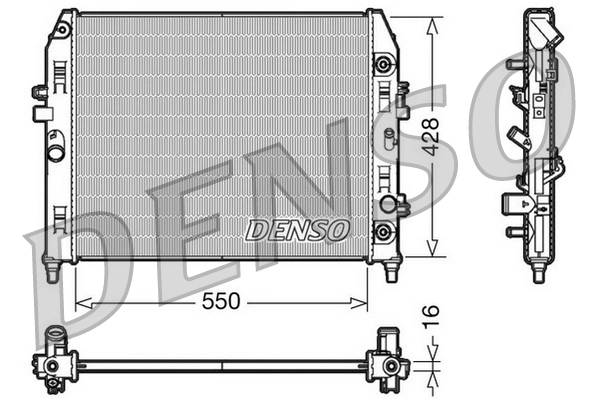 Радиатор охлаждения двигателя Mazda LFG115200E цена, от 165.16 USD