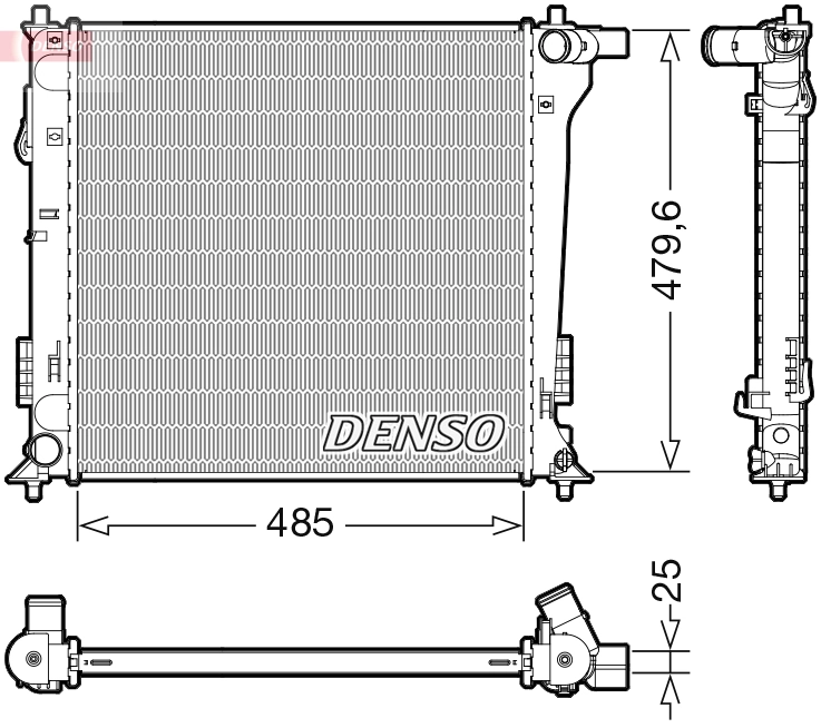 Радиатор 122980 Glyser