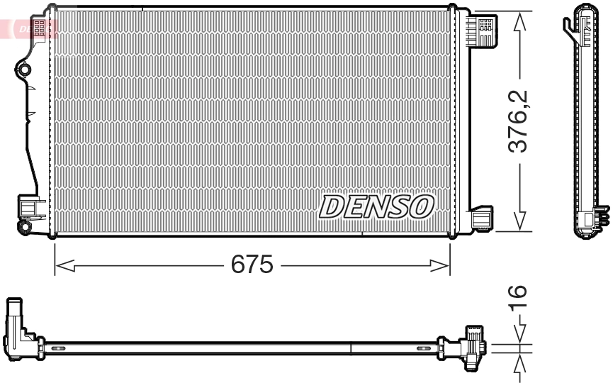 81L3083 Polcar Радиатор основной