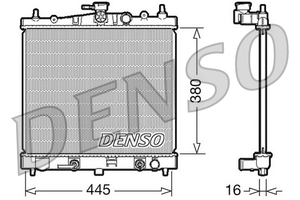 Радиатор охлаждения двигателя Nissan/Infiniti 214603U500 цена, от 52.53 USD