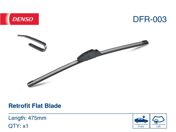 DFR003 Denso Щетка стеклоочистителя лобового стекла, пассажирская