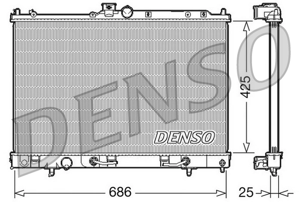 DAMI565 Cooldog Радиатор основной