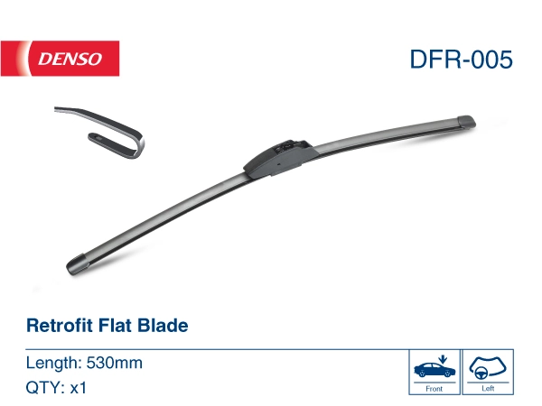 DFR005 Denso Щетка стеклоочистителя лобового стекла, пассажирская
