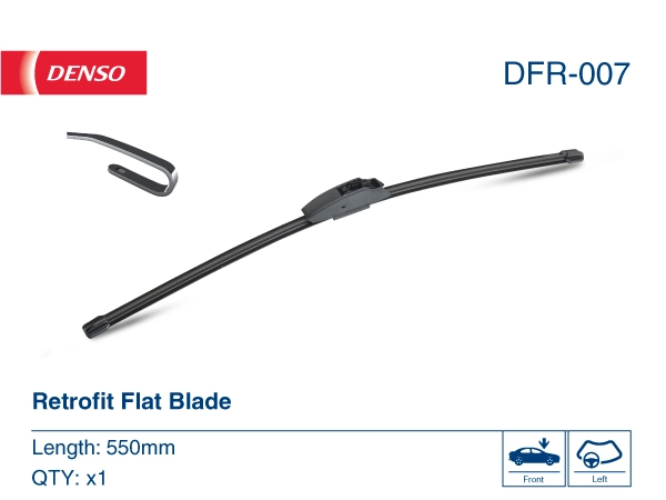 DFR007 Denso Щетка стеклоочистителя лобового стекла, пассажирская