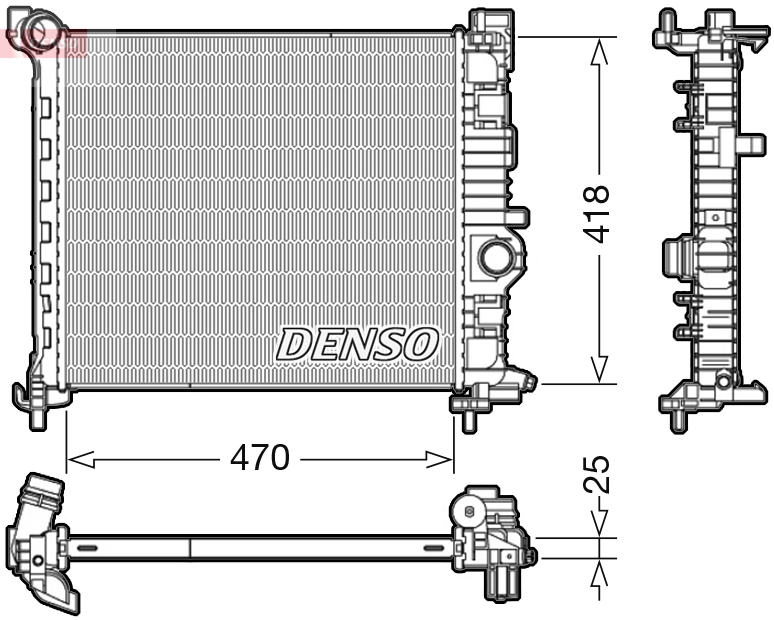 5546082K Polcar Радиатор основной