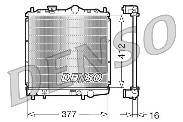 Купить MB660540 Mitsubishi Радиатор водяной