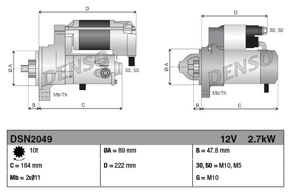 Стартер Cummins 3971615 цена, от 168.98 USD