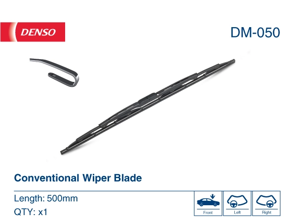 Щетка-дворник лобового стекла, пассажирская Denso DM050 цена, от 7.72 USD