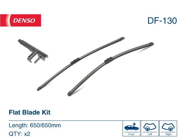Щетка стеклоочистителя лобового стекла, водительская Denso DF130 цена, от 34.60 USD