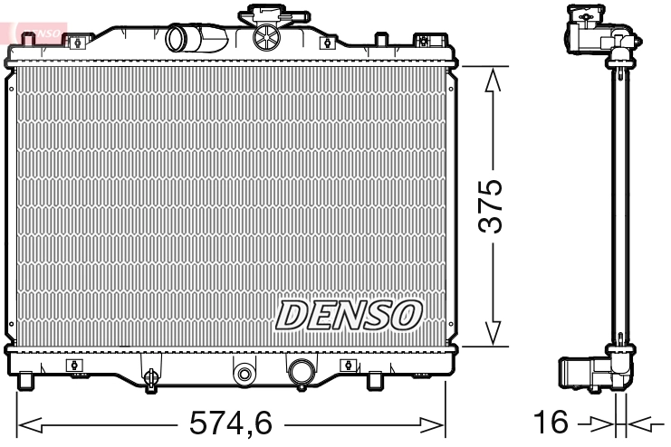 Радиатор 45L1081 Polcar