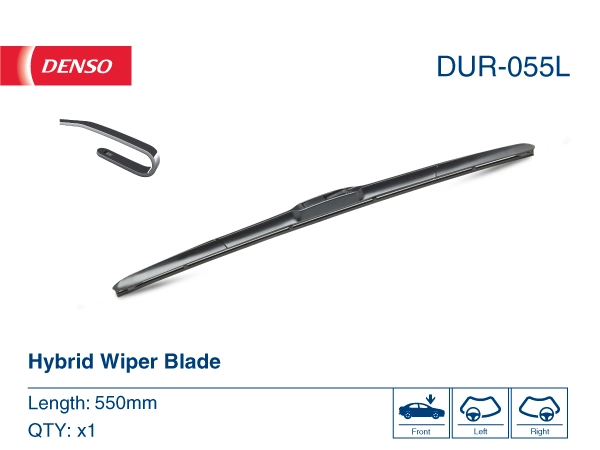 DUR055L Denso Щетка-дворник лобового стекла, водительская