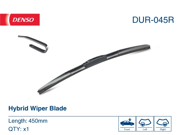 DUR045R Denso Щетка стеклоочистителя лобового стекла, пассажирская