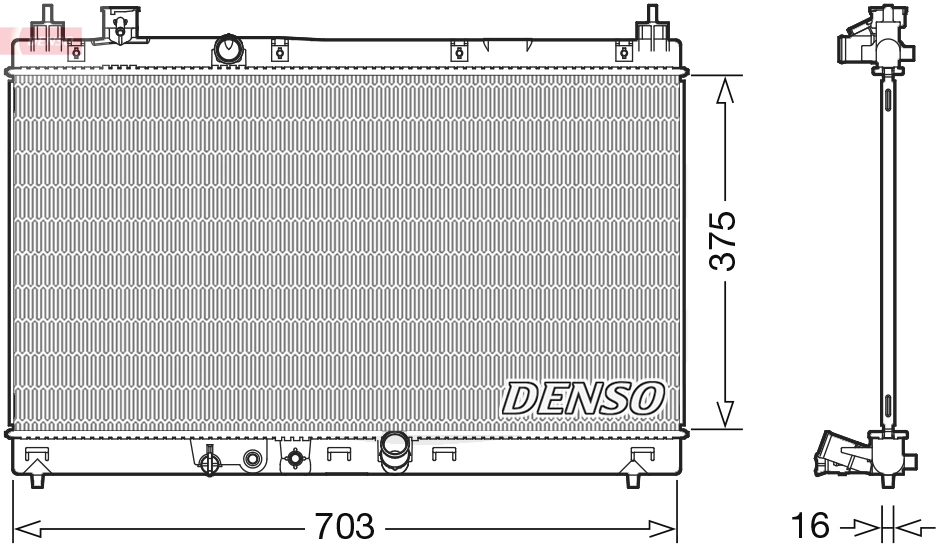 Радиатор 38L2083 Polcar