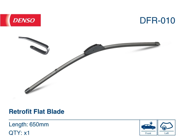 DFR010 Denso Щетка-дворник лобового стекла, водительская