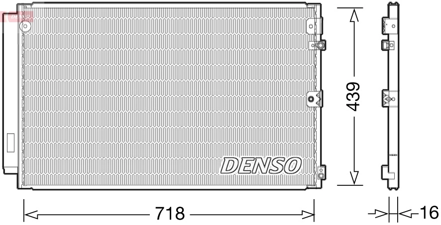 Радиатор кондиционера 8846050181 Toyota