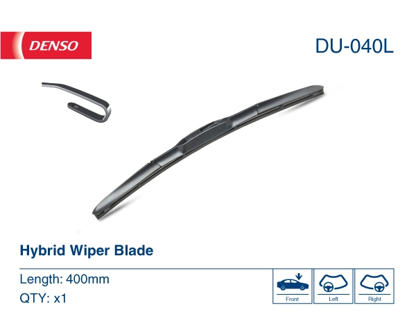 DU040L Denso Щетка стеклоочистителя лобового стекла, пассажирская