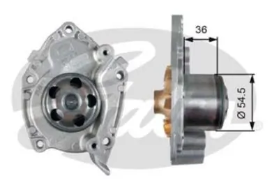 Насос водяной на Renault Trafic II FL