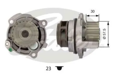  Помпа Volkswagen Golf 6