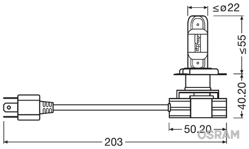 Купить 9726CW Osram Лампочка ксеноновая