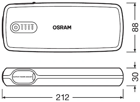 Аккумулятор автомобильный Osram OBSL400 цена, от 200.05 USD