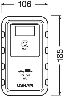 Зарядное устройство для АКБ Osram OEBCS908 цена, от 88.56 USD