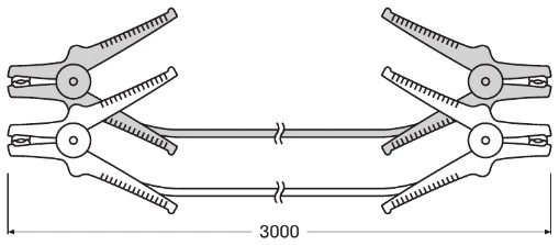 OSC160 Osram Провода пусковые