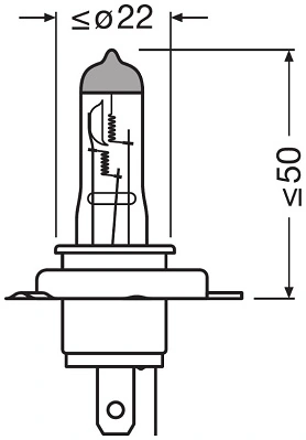Лампочка накаливания Osram 64181L цена, от 8.26 USD