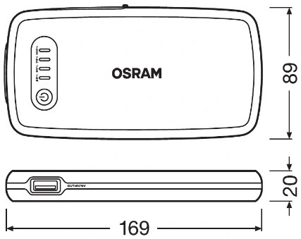 Аккумулятор автомобильный Osram OBSL200 цена, от 108.50 USD