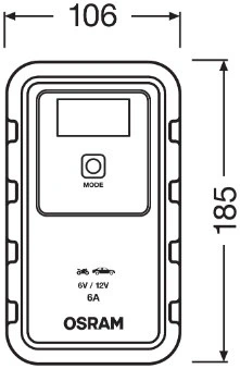 OEBCS906 Osram Зарядное устройство для АКБ