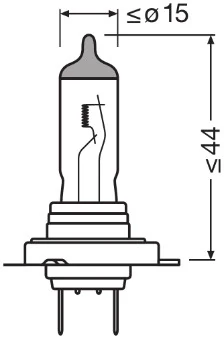 64215TSP Osram Лампочка дальнего света