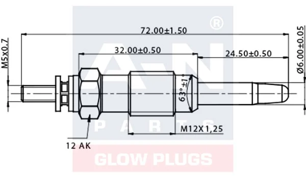 Vela de incandescência BMW 5 E28