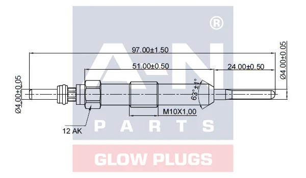 Vela de incandescência Dacia Logan 2 L8_
