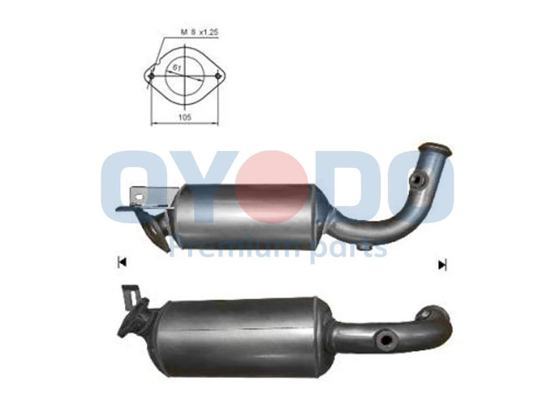 DPF-фильтр Renault (RVI) 2010000Q0F