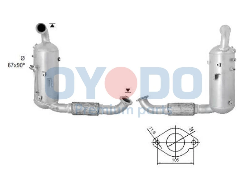 DPF-фильтр Maxgear 276155