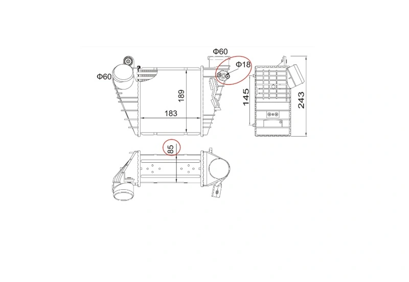 Купить 862328X VALEO Интеркулер