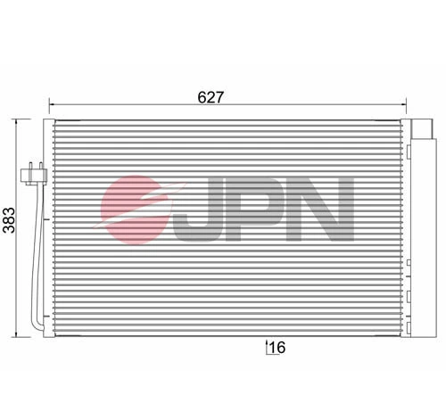 Радиатор кондиционера 42260022 AND