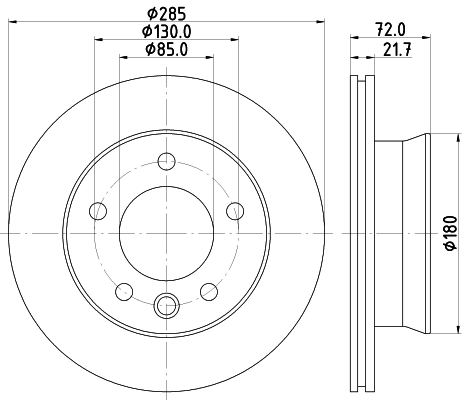 Тормоз дисковый передний Mercedes A9034210012 цена, от 43.31 USD