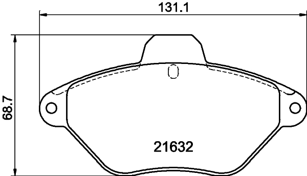 Купить BDS120 Starline Колодки тормозные