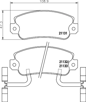 Тормозные колодки Fiat/Alfa/Lancia 60750464
