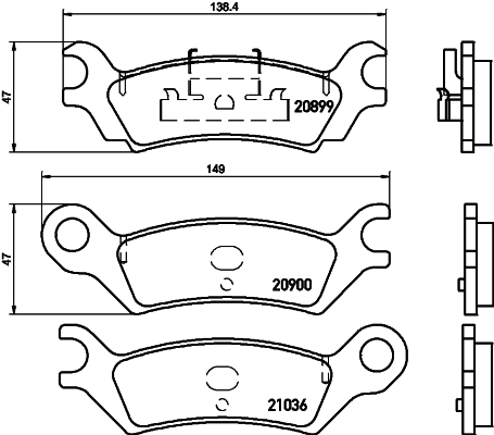 T2212000 Toko cars Колодки тормозные дисковые комплект