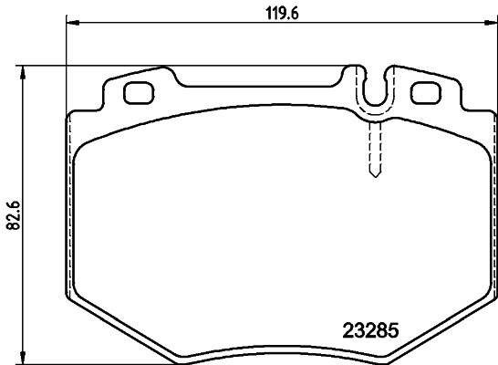 Передние тормозные колодки 5077929 Ford