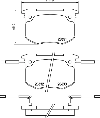 425021 Peugeot/Citroen Колодки передние
